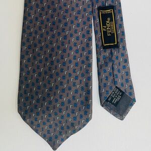 Fendi Silk Neck tie Zucca Monogram